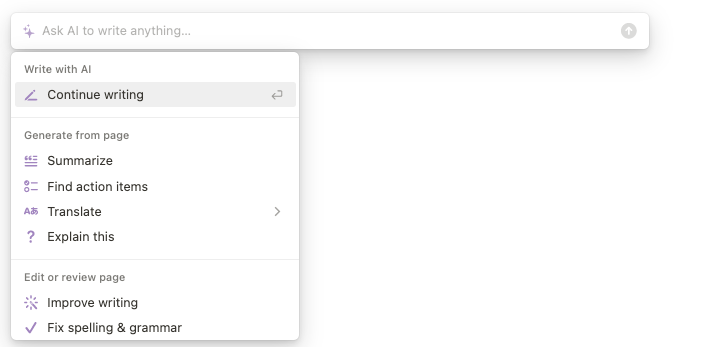 Notion AI